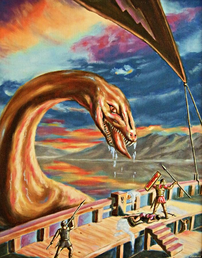 Leviathan Painting by Charles Griffith Pixels