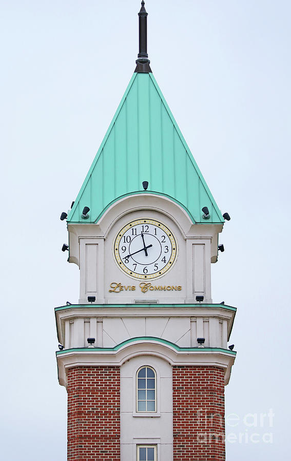 Levis Commons Clock Tower in Perrysburg 0210 Photograph by Jack Schultz