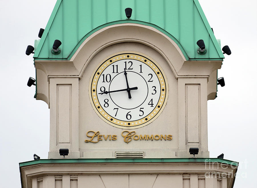 Levis Commons Clock Tower in Perrysburg 0216 Photograph by Jack Schultz