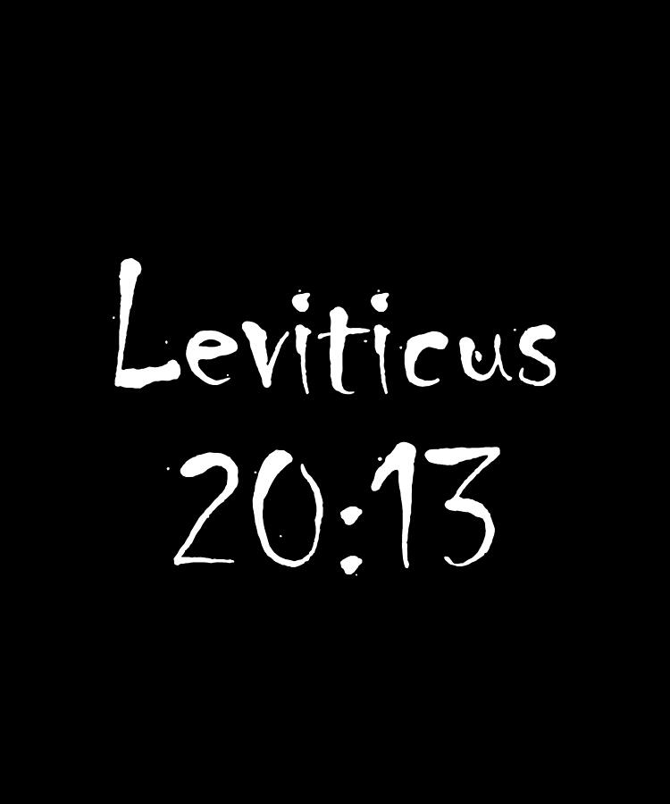 Leviticus 20 13 Bible Verse Title Digital Art by Vidddie Publyshd ...