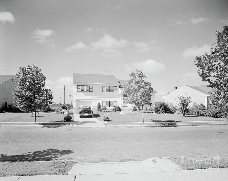 Levittown, 1958 Photograph by Granger