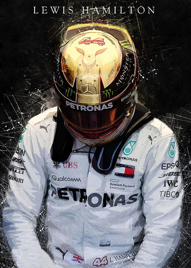 Lewis Hamilton Poster PADA GROUP Tapestry - Textile by Russ Lew - Fine ...