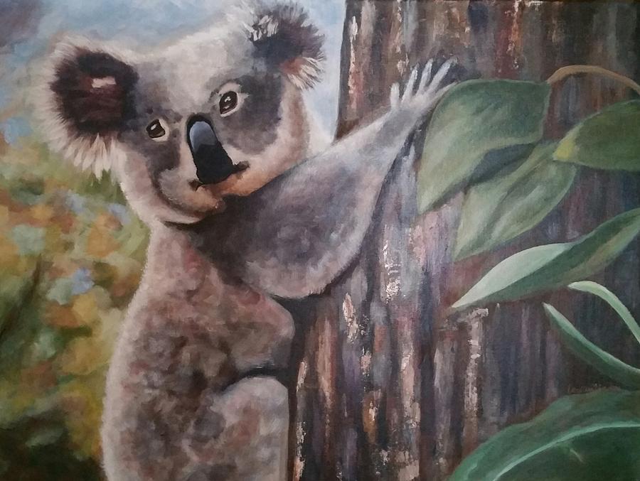 Lewis the Koala Painting by Christina Micciche - Fine Art America