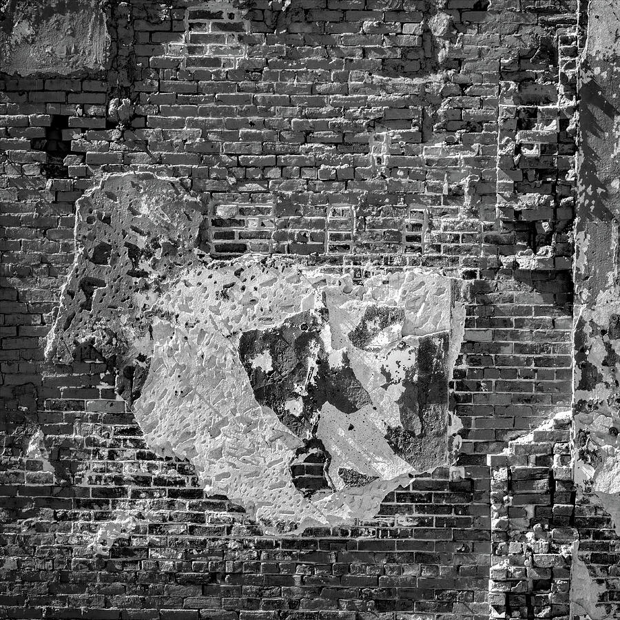 Lewiston Brick Abstract 24a Photograph by Bob Orsillo
