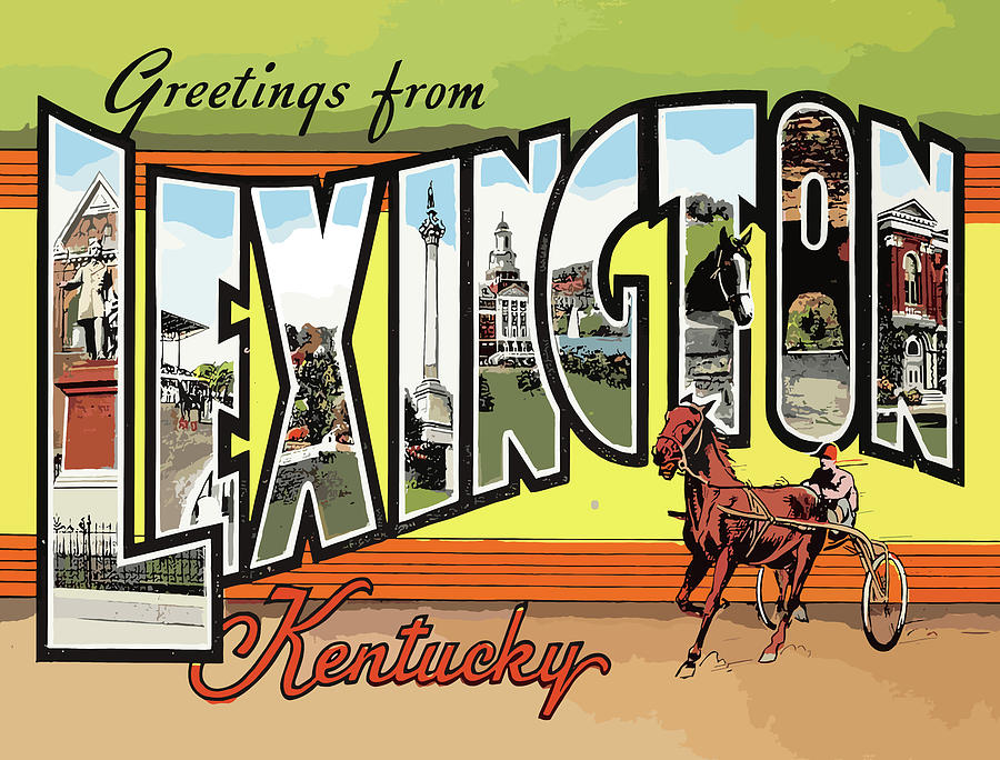 Lexington Letters Digital Art by Long Shot