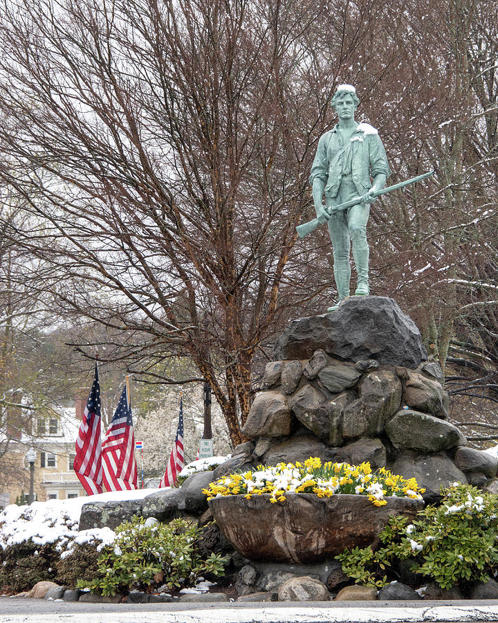 Lexington Statue Photograph