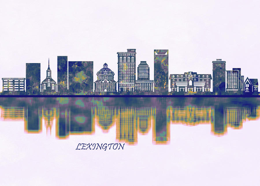 Lexington USA Painting by NextWay Art Pixels
