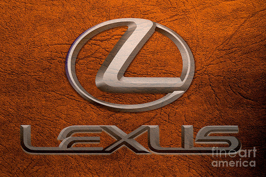 Lexus Emblem Digital Art by Steven Parker