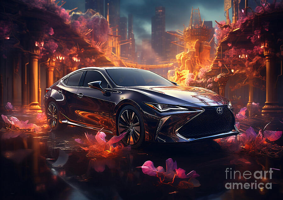 Lexus Es Fantasy Concept Mixed Media