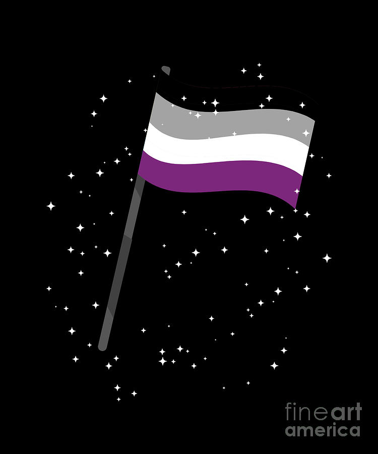Flying Asexual Pride Flags