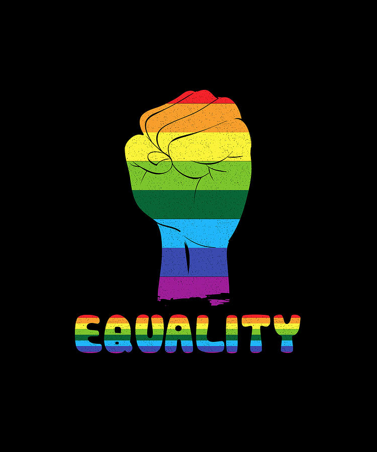 Lgbt Equality Gay Pride Digital Art by Eboni Dabila | Fine Art America