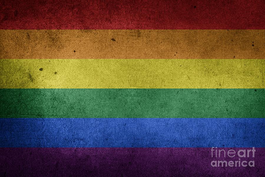 Lgbt Flag T For Gay Lesbian Trans Bisexual Pride Digital Art By Funny T Ideas Fine Art