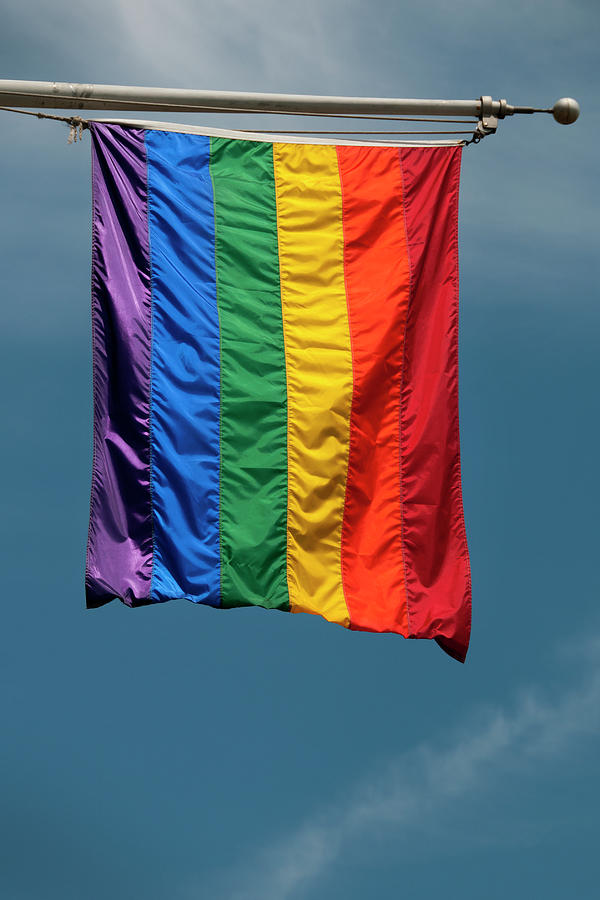 LGBT Flag Photograph by Phil Cardamone