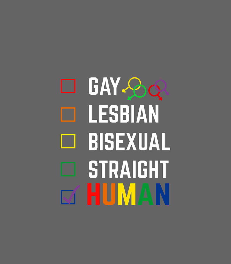 Lgbt Gay Lesbian Bisexual Straight Human Pride Digital Art By Erleng Kaidi