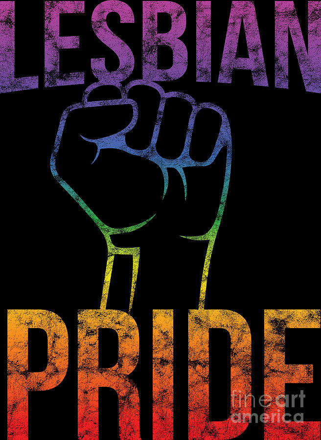 Lgbt Gay Pride Lesbian Lesbian Pride Grunge Digital Art By Haselshirt Fine Art America