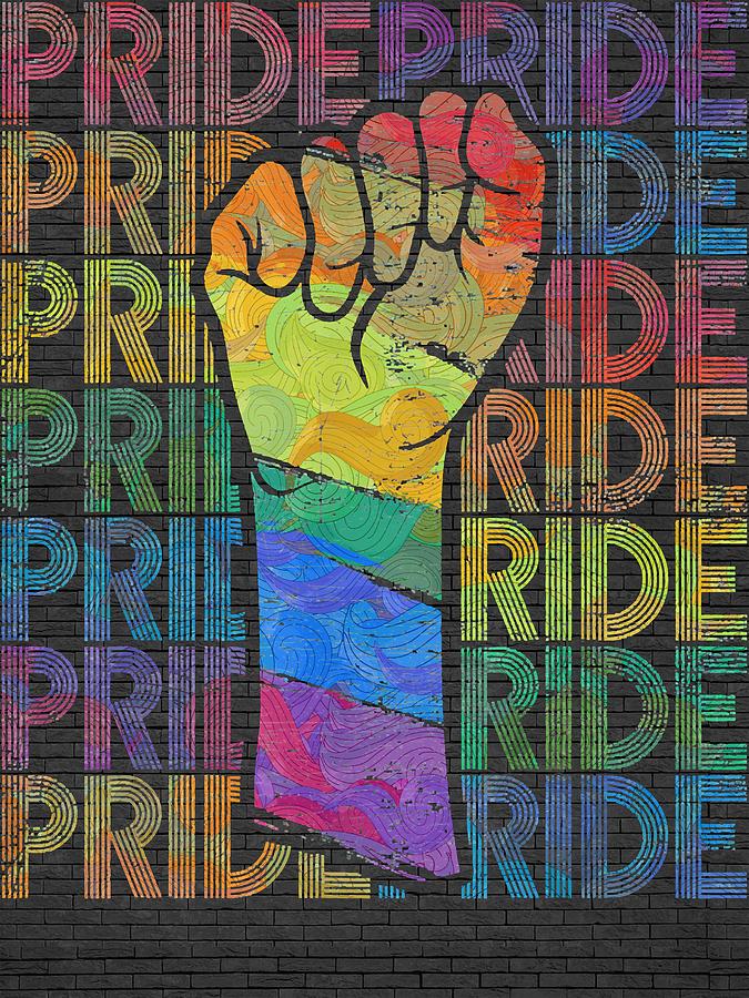 Lgbt Pride Rainbow Gay Pride Fist Lgbt Tsweat T Gay Lgbtq Digital Art By Clint Mclaughlin Fine 6983