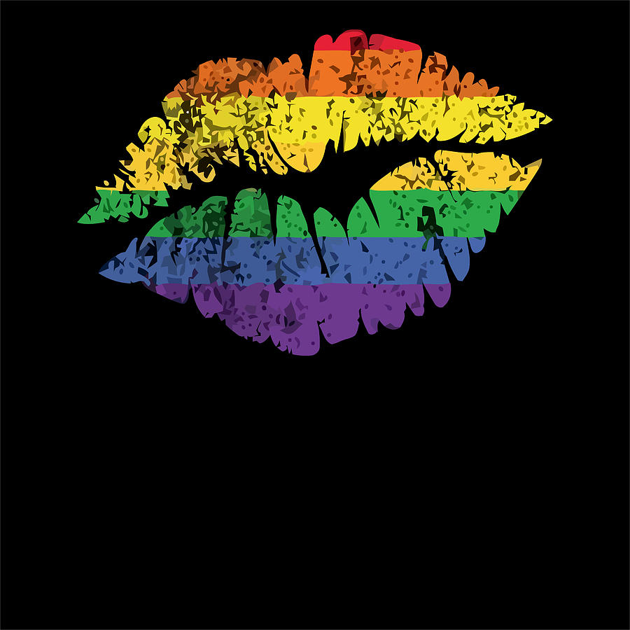 Lgbt Rainbow Pride Flag Human Unique Barcode Womens Wall Art Prints