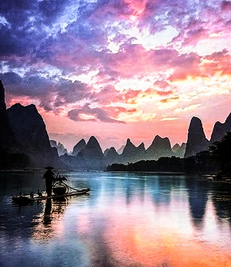 Beautiful Landscape of Li Jiang River Photograph by Chao Cheng