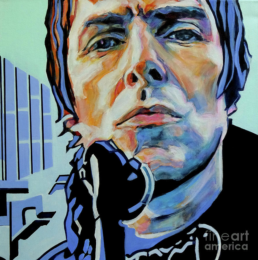 Liam Gallagher -Too Good For Giving Up  Painting by Tanya Filichkin