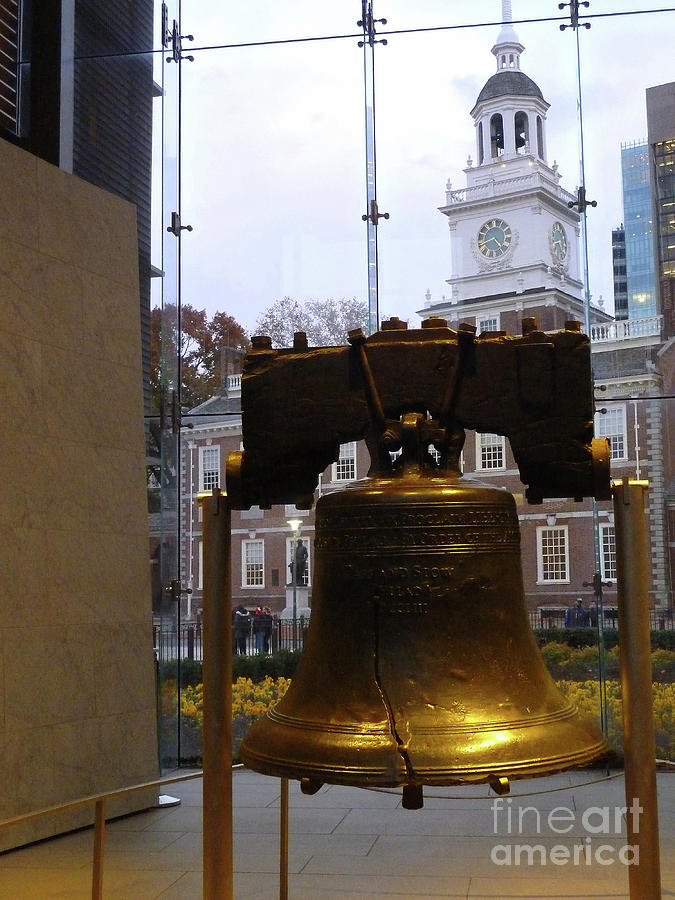 Liberty Bell and Independence Hall Photograph by Rodger Painter