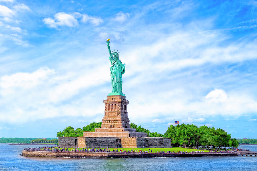 Landmark Photograph - Liberty Enlightening The World - New York City by Mark E Tisdale