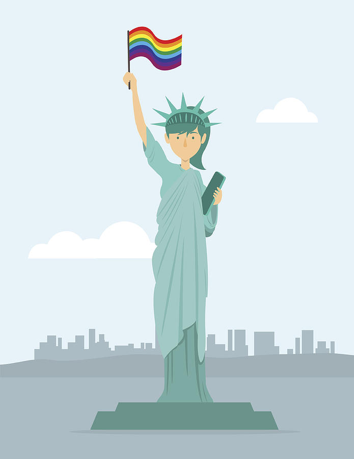 Liberty equality Drawing by Tinbee