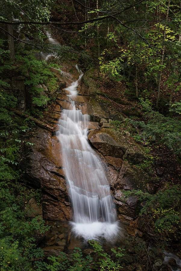 Liberty Gorge Falls at Flume Gorge Photograph by Travel Quest ...