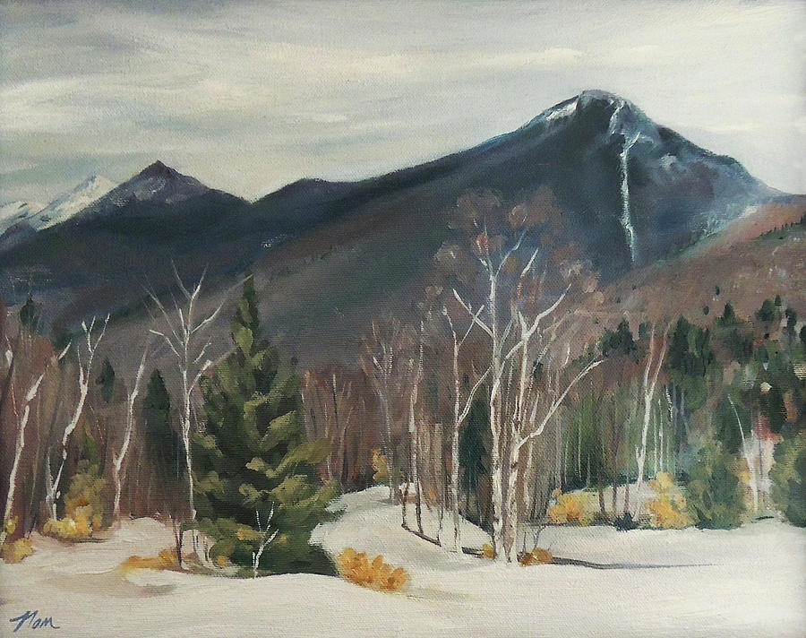 Liberty in Franconia Range Painting by Nancy Griswold