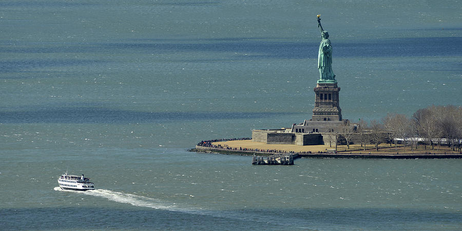  Liberty Island Photograph by Yue Wang