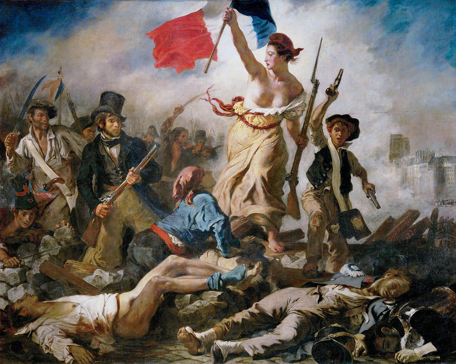 Liberty Leading the People, 1830 Painting by Eugene Delacroix