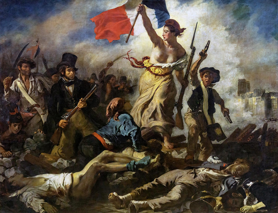 Liberty Leading the People Delacroix Photograph by Weston Westmoreland