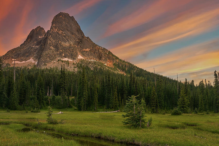 Liberty Mountain in North Cascades Photograph by Jon Glaser