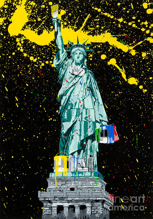 Liberty Digital Art by My Banksy