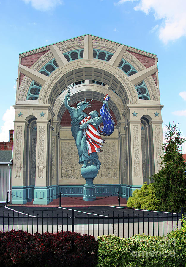Liberty Remembers Mural by Eric Grohe in Bucyrus Ohio1848 Photograph by Jack Schultz