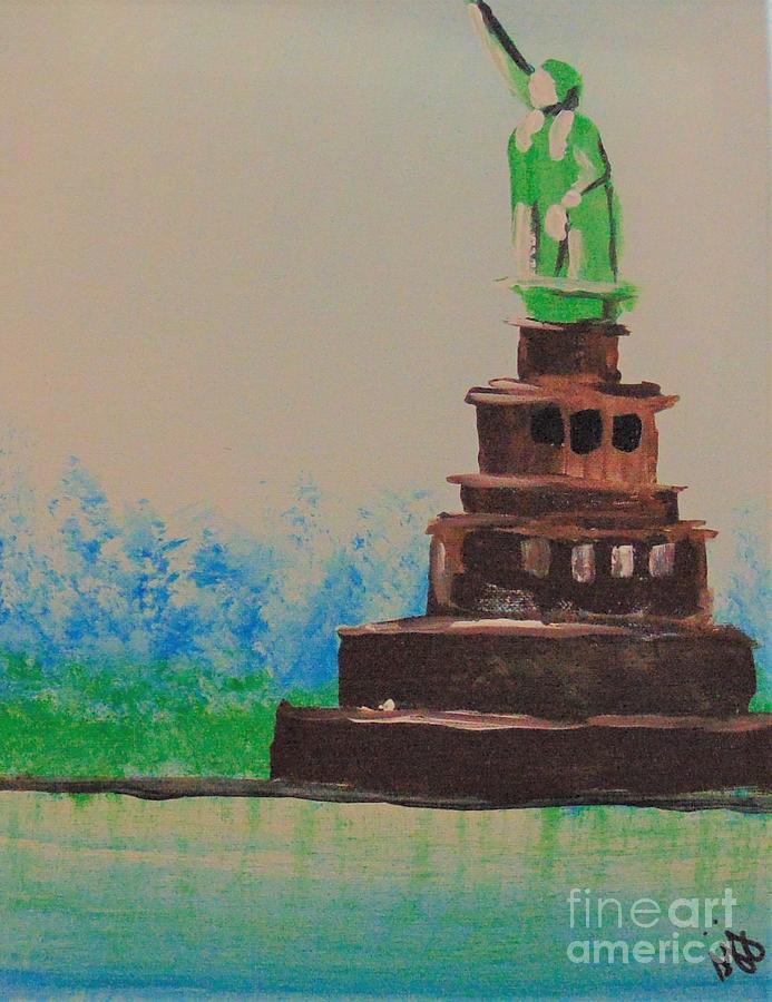 Liberty Painting by Saundra Johnson