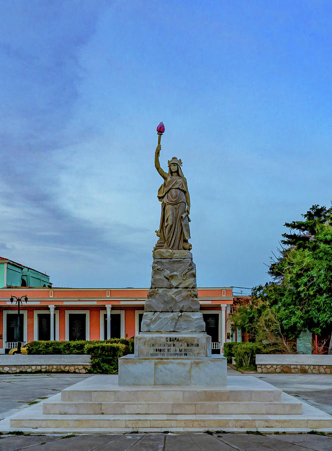 Liberty Statue, Gibara, Cuba Photograph by Roni Chastain