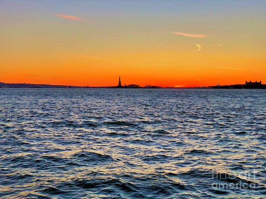 Liberty Sunset Photograph by Dennis Richardson