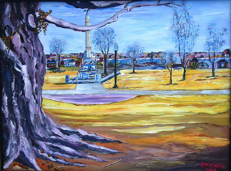 Liberty Tree at the Common Painting by Ray Khalife