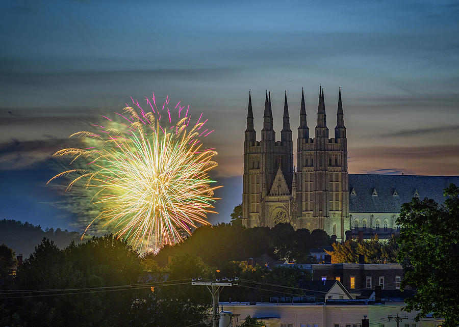 Liberty Fest Fireworks 1 Photograph by Richard Plourde Fine Art America