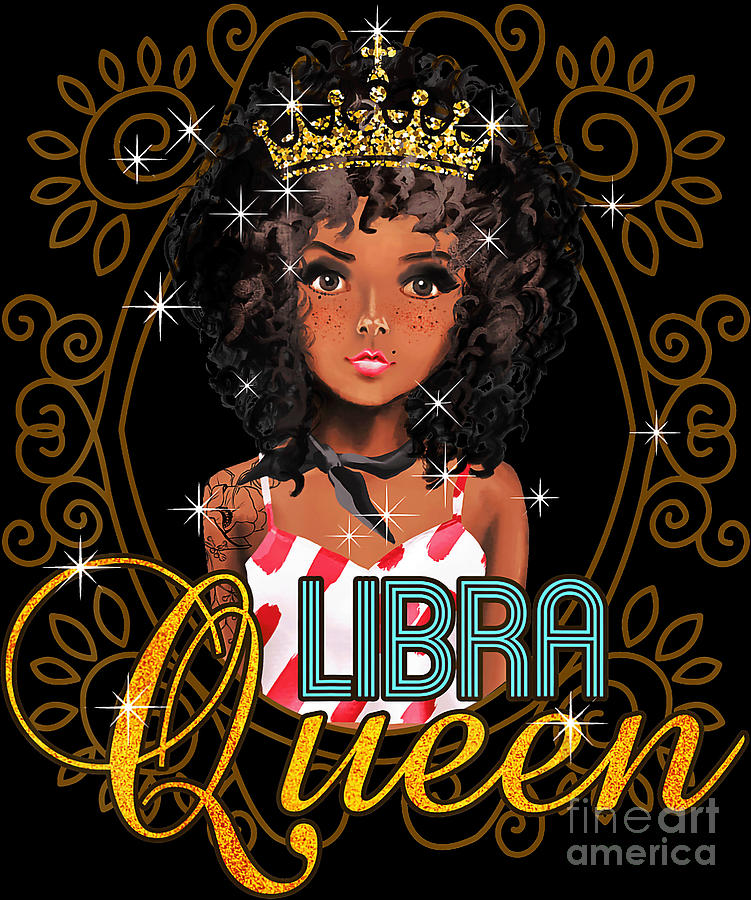 Libra Queen png, Black Women, Black Queen png, Libra Zodiac, Birthday ...