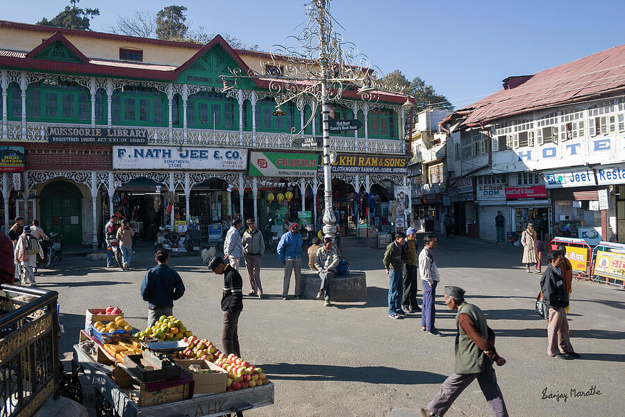 Library Bazaar, Mussoorie Photograph by Sanjay Marathe Library Bazaar, Mussoorie Photograph by Sanjay Marathe