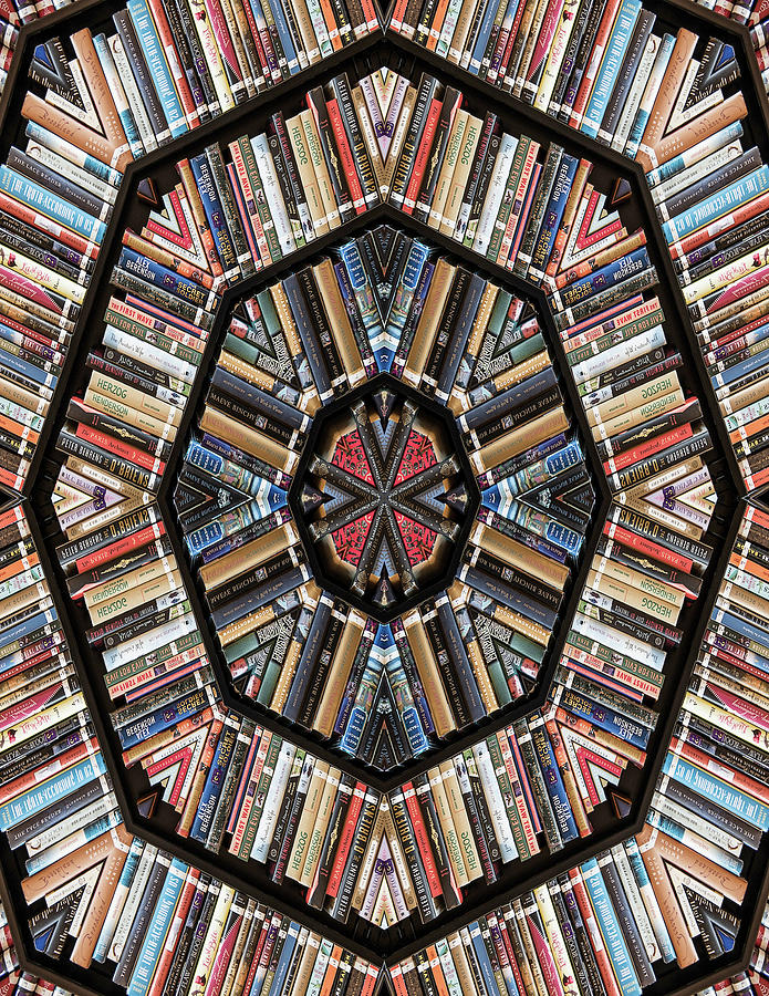 Library Kaleidoscope Photograph by Minnie Gallman