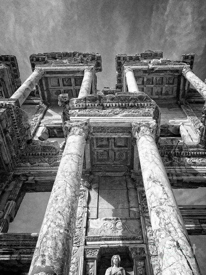 Library of Celsus Photograph by HD Connelly