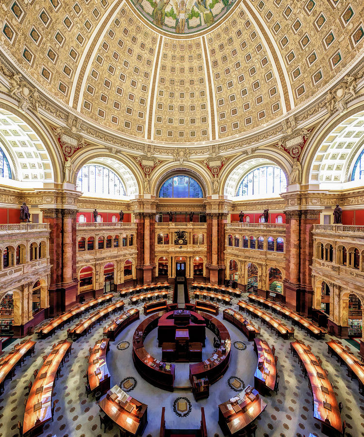Library of Congress Painting by Christopher Arndt
