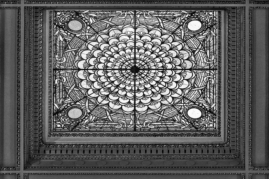 Library Of Congress Details BW Photograph by Susan Candelario
