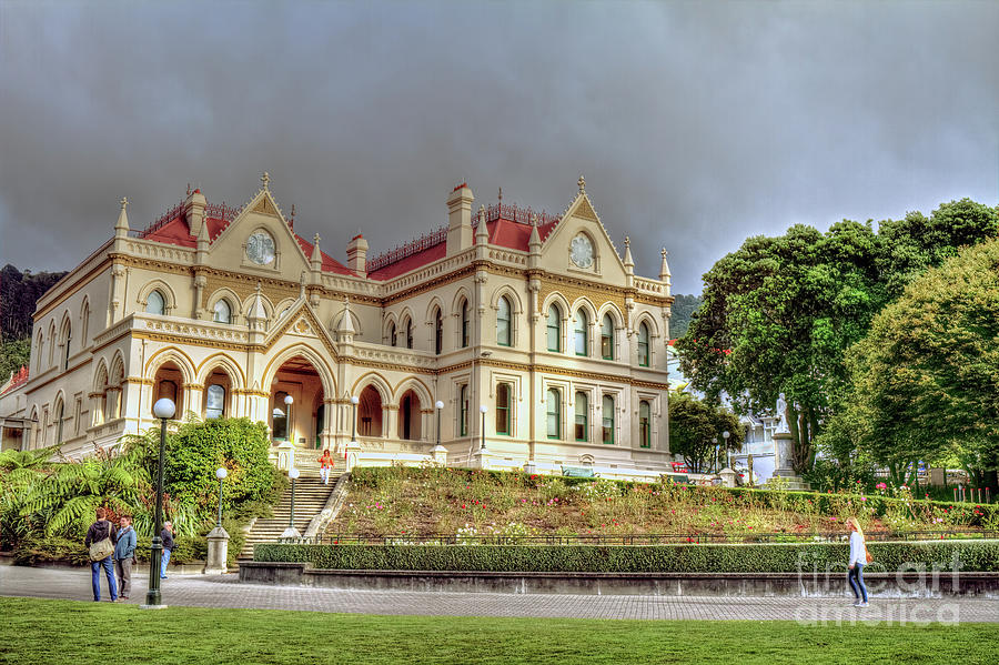 Library, Wellington, New Zealand Photograph by Elaine Teague