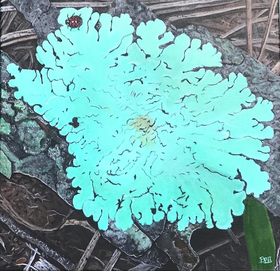 Lichen Painting by Boots Quimby