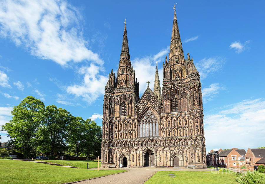 Lichfield Cathedral, Staffordshire, England Photograph by Neale And Judith Clark