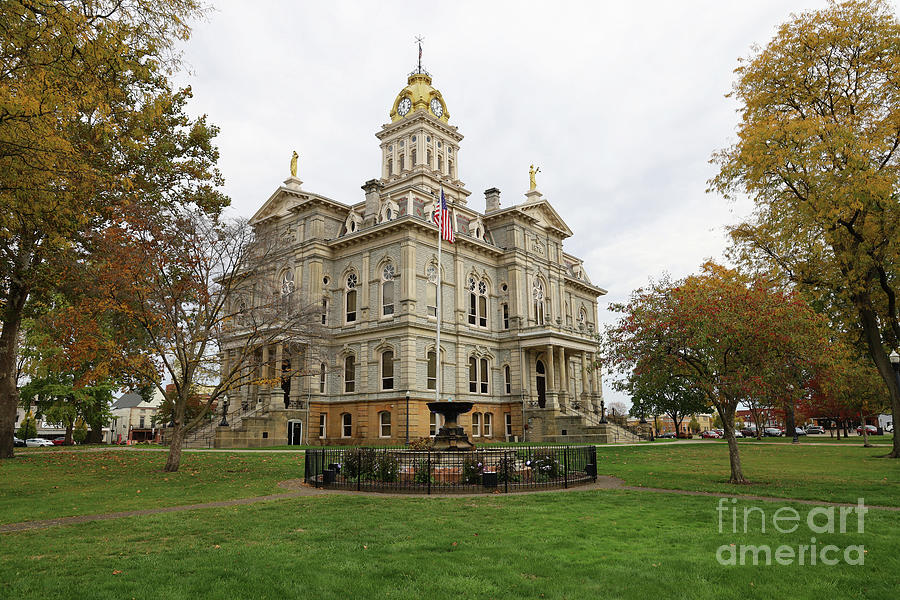 Licking County Courthouse in Newark Ohio 7092 Photograph by Jack Schultz