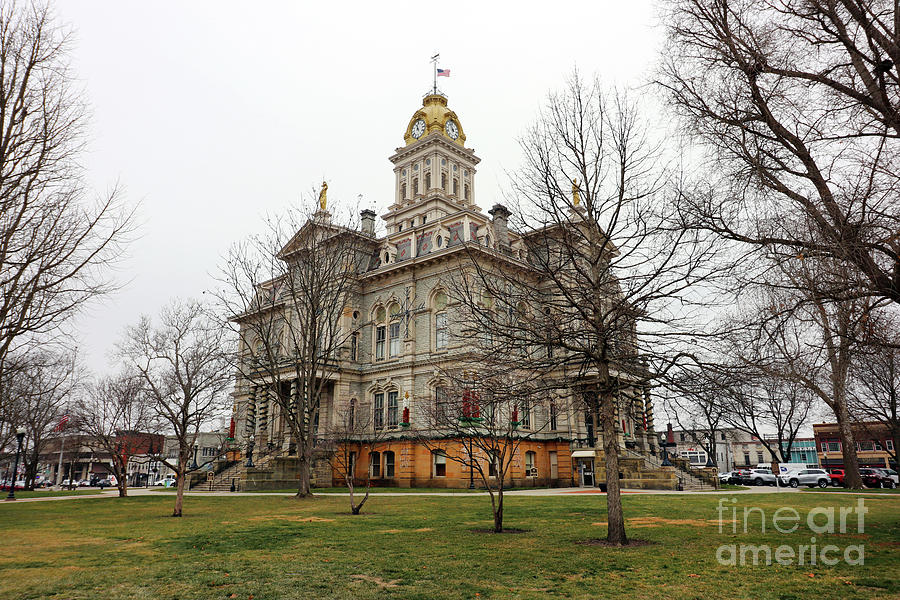 Licking County Courthouse Newark Ohio 5911 Photograph by Jack Schultz